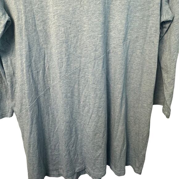 Pure Jill Light Blue Asymmetrical Tunic Top Women’s Size M 3/4 Sleeve - Picture 4 of 6